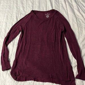 American Eagle soft and sexy maroon sweater